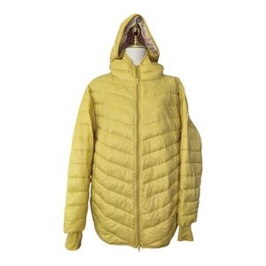 Aerie Mustard Yellow Women's Puffer Jacket